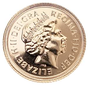 Queen Elizabeth II Golden Jubilee Half Sovereign Dated 2002